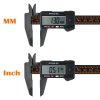 Electronic Digital Caliper Inch/Metric Conversion 0-6 Inch/150 mm Carbon Fiber Gauge Micrometer