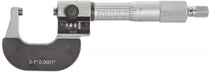 Digit Outside Micrometer, 0-1" Measuring Range, 0.0001" Graduation