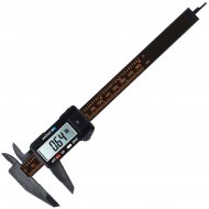 Electronic Digital Caliper Inch/Metric Conversion 0-6 Inch/150 mm Carbon Fiber Gauge Micrometer