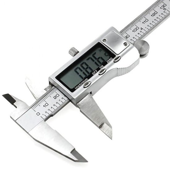 High Quality 150mm/6-inch hardened Stainless Steel Electronic Digital Vernier Caliper Micrometer - Click Image to Close