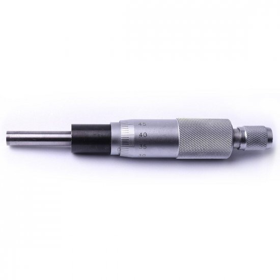 Metric Middle Size Micrometer Head 0-25*0.01mm - Click Image to Close