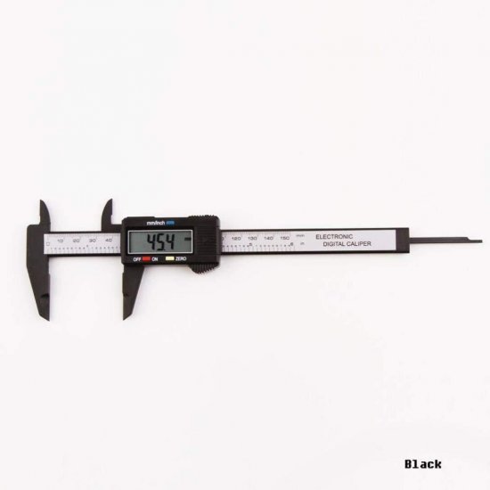 150mm/6inch LCD Digital Electronic Carbon Fiber Vernier Caliper Gauge Micrometer - Click Image to Close