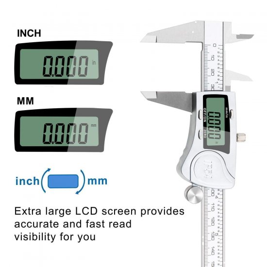 Digital Caliper 6 inch/150 mm Electronic Vernier Calipers - Click Image to Close