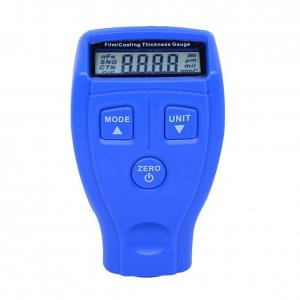 Coating Thickness Tester, Portable Mini Iron Aluminum Base Metal Car Automotive Paint Coating Thickness Tester Digital Gauge Meter Instrument (61.98mm30.57mm104.99mm,Blue)