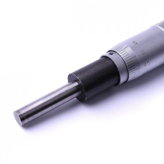 Metric Middle Size Micrometer Head 0-25*0.01mm - Click Image to Close