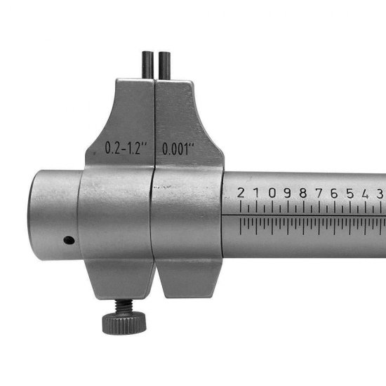 0.2-1.2" Inside Micrometer Ratchet Stop 0.001" Graduation Precision Ruler Measure Scale - Click Image to Close