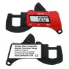 Mini Portable High-Resolution Carbon Fiber Composite Digital Thickness Gauge to Display Thickness in Decimal Inches or Millimeters on Large 8mm LCD Ranging from 0.01 mm/inch to 12.7mm/0.5”