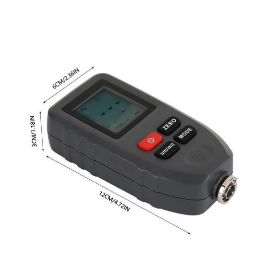 LCD Portable Digital Paint Coating Thickness Auto Tester Measuring Gauge Meter Instruments - Click Image to Close