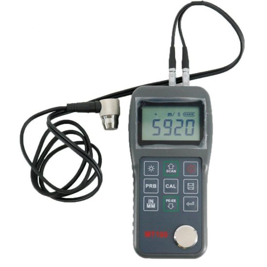 Ultrasonic Thickness Meter Gauge Tester Measuring Range 0.65mm-600mm - Click Image to Close