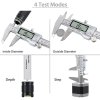 Digital Vernier Caliper Stainless Steel Electronic Caliper Fractions/inch/Metric Conversion Measuring Tool