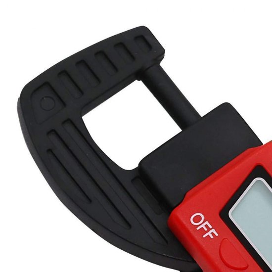 Mini Portable High-Resolution Carbon Fiber Composite Digital Thickness Gauge to Display Thickness in Decimal Inches or Millimeters on Large 8mm LCD Ranging from 0.01 mm/inch to 12.7mm/0.5” - Click Image to Close