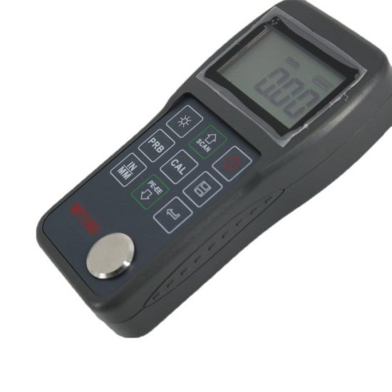 Ultrasonic Thickness Meter Gauge Tester Measuring Range 0.65mm-600mm - Click Image to Close