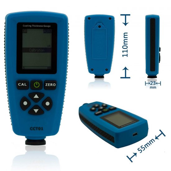 Digital Paint Coating Thickness Gauge Meter F/N Probe Tester 1300um / 51.2mils - Click Image to Close