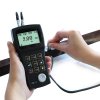 Handheld Portable Ultrasonic Thickness Gauge Tester Meter 0.03'' to 12'' w/ PT-08 Probe, (echo-echo) Through Paint & Coatings,Interchangeable Probe/Transducer Option Available