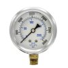 Glycerin Filled Industrial Bottom Mount Pressure Gauge with Stainless Steel Case