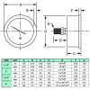 2-1/2" Liquid Filled Pressure Gauges - Stainless Steel Case, Brass, 1/4" NPT