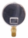 2-1/2" Oil Filled Pressure Gauge - Stainless Steel Case, Brass, 1/4" NPT