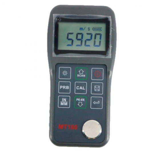 Ultrasonic Thickness Meter Gauge Tester Measuring Range 0.65mm-600mm - Click Image to Close